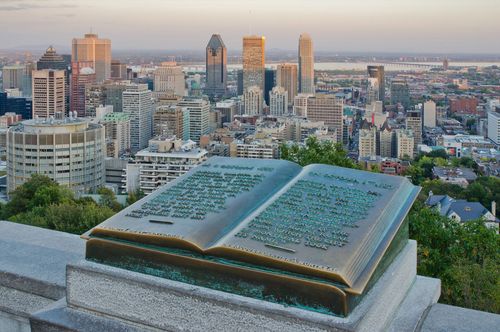 Québec Montréal Plaque Jacques Cartier