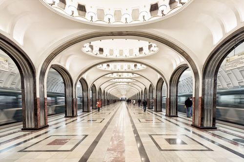 Moscou Métro Mayakovskaya