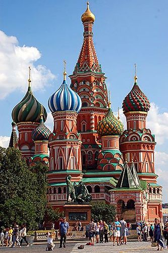 Russie Moscou Cathédrale Saint-Basile-le-Bienheureux