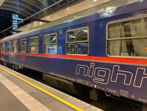 Une carte des trains de nuit en Europe