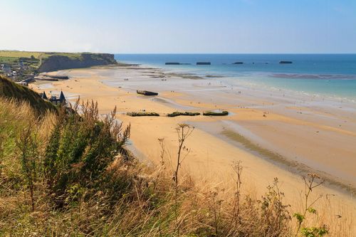 Normandie Plage d'Arromanches les Bains