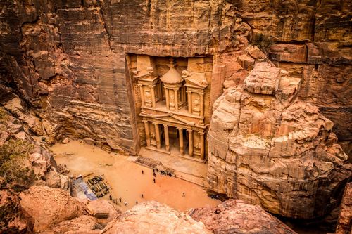 Jordanie Petra Khazneh