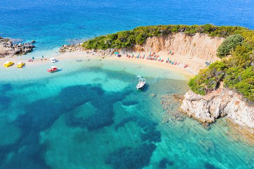 Plage non loin de Saranda