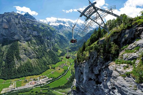 Schilthorn : le téléphérique le plus raide du monde