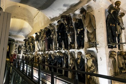 Sicile Palerme Catacombes des Capucins