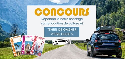 Gagnez votre Routard en participant à notre sondage sur la location de voiture