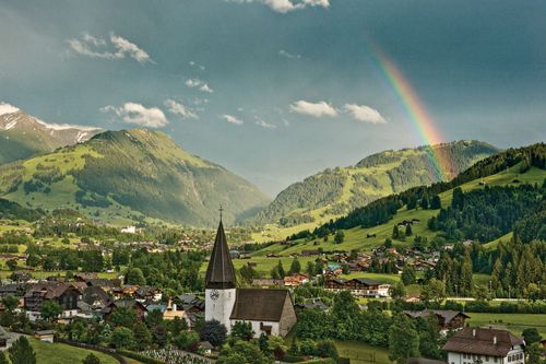 Suisse Saanen Eglise de Mauritius