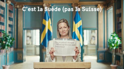 La Suède en a marre d'être confondue avec la Suisse !