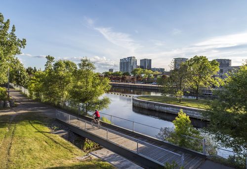 Vélo - canal de Lachine