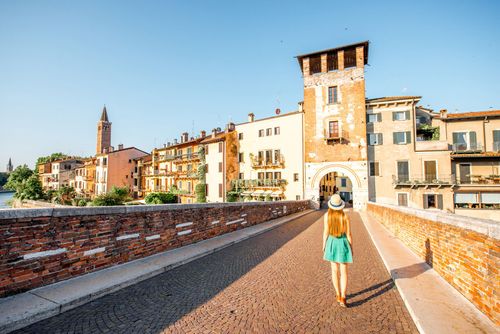 Italie Vérone Ponte Pietra