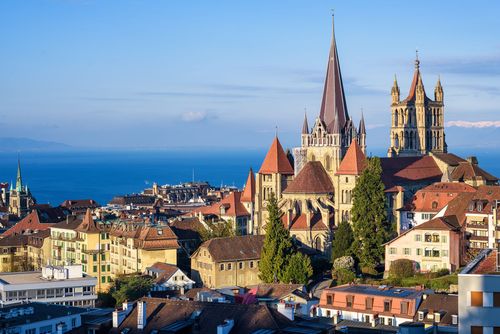 Vieille ville de Lausanne - cathédrale