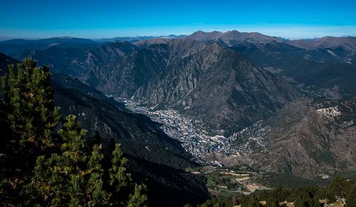 Vue de la vallée d'Andorre
