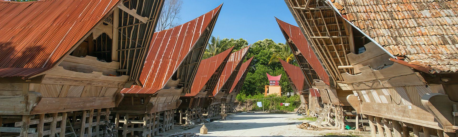 Sumatra Lac Toba Ile de Samosir Village Batak