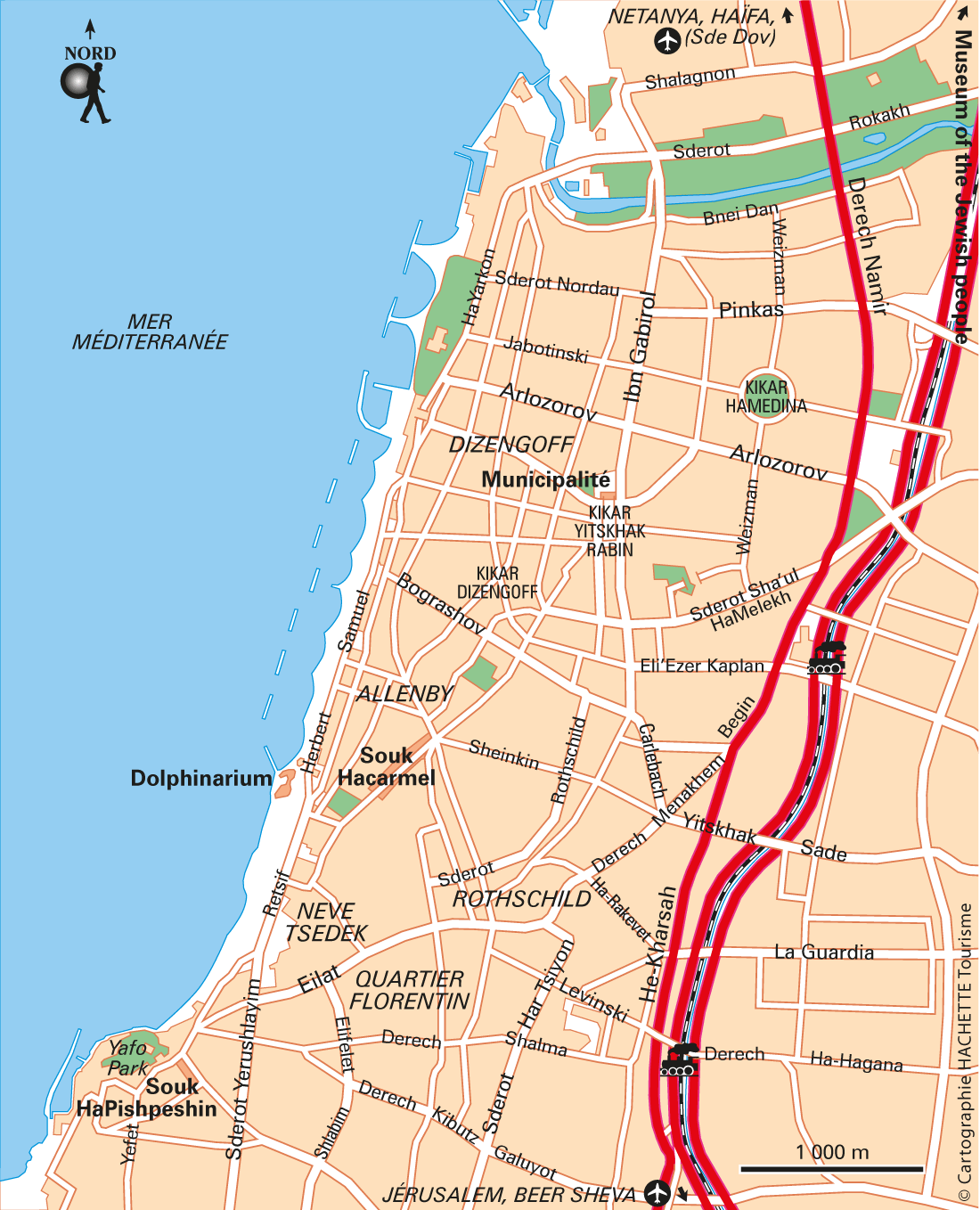 Tel-Aviv Carte générale