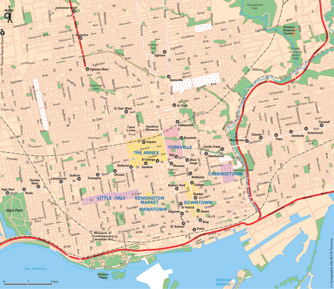 Toronto Carte générale