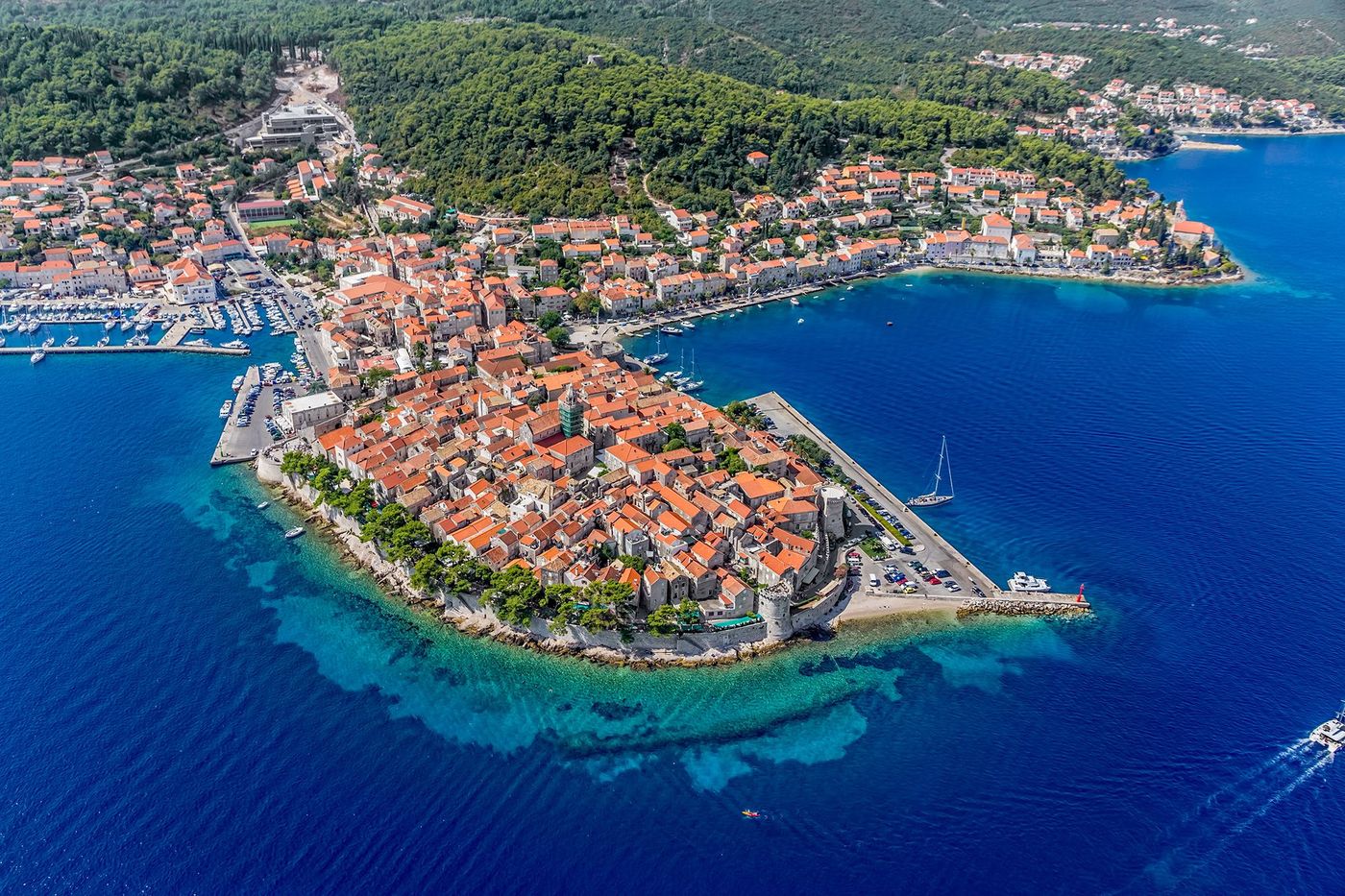 Île de Korčula - ville