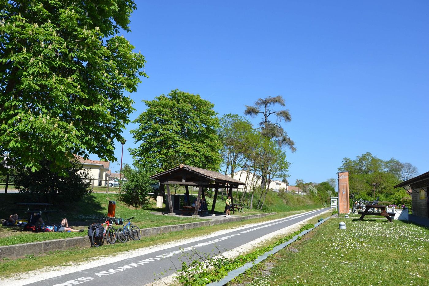 Aire de repos vélo