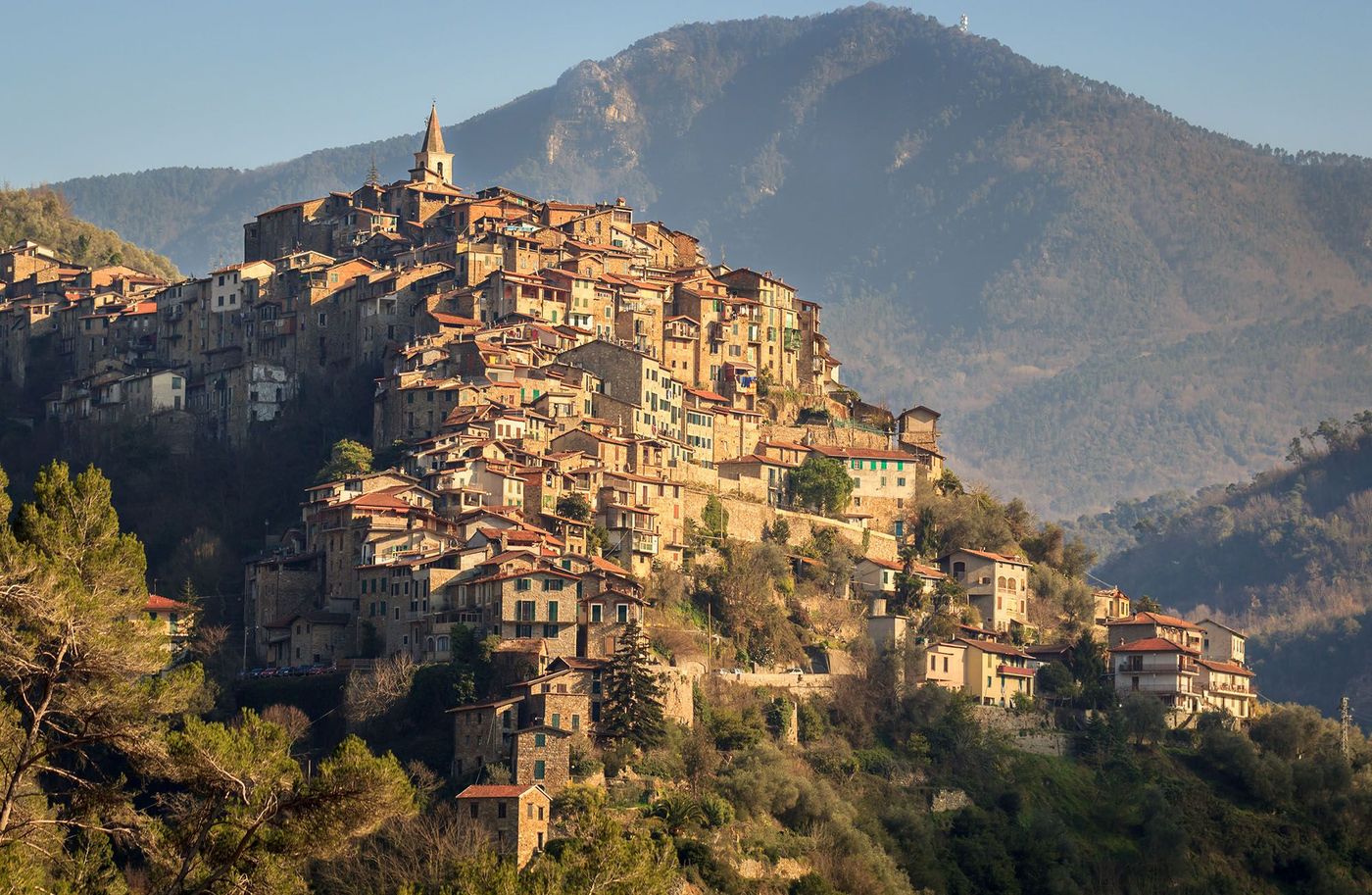 Village médiéval d'Apricale - Ligurie (Italie)