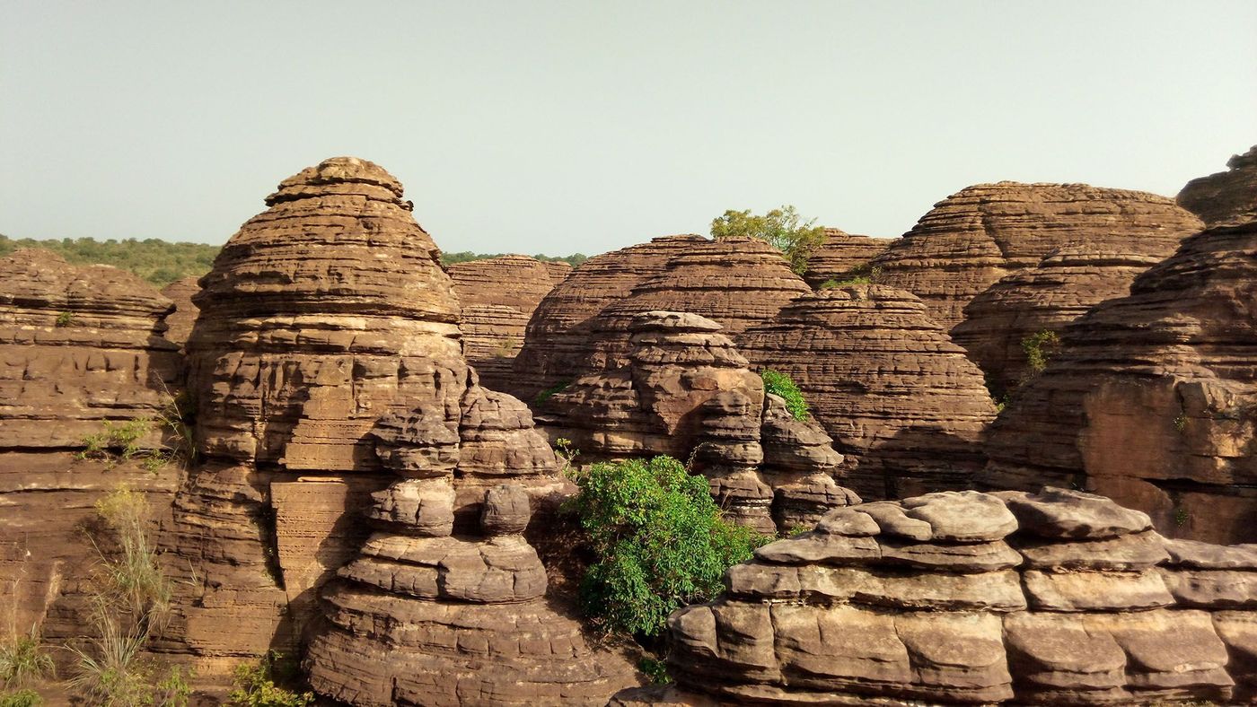 Dômes de pierre dans la région de Fabedougou - Burkina Faso