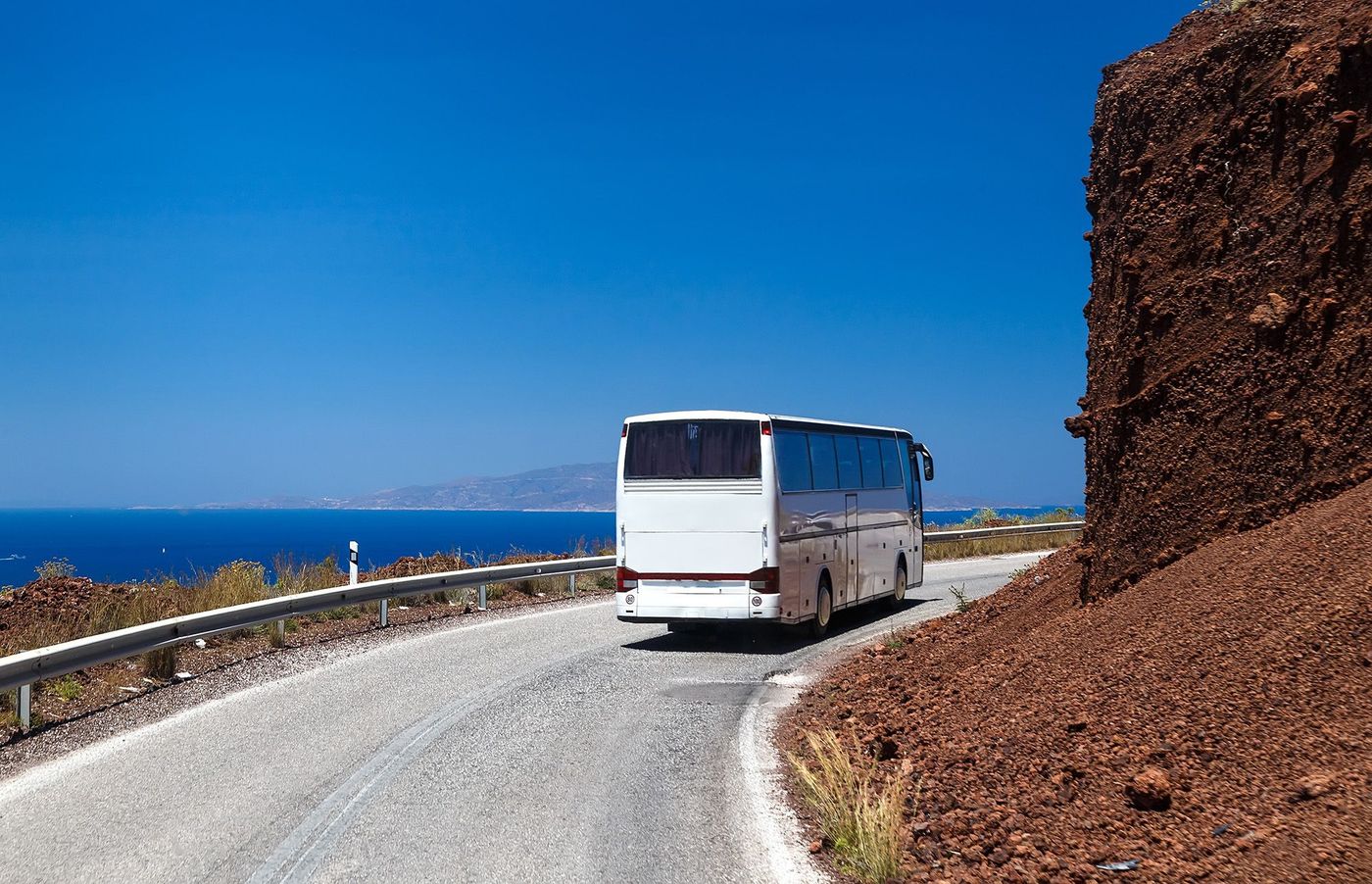 Bus à Santorin