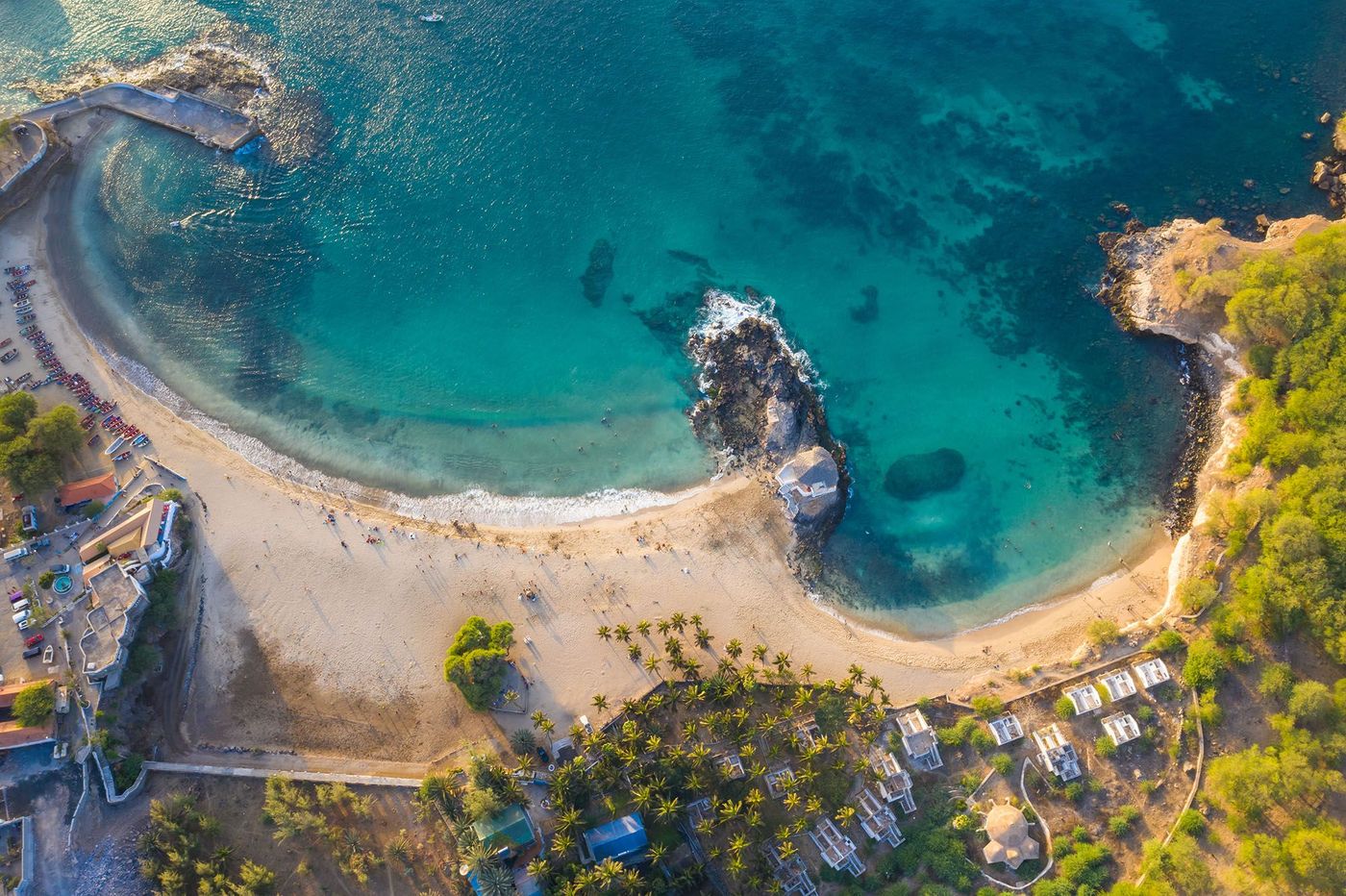 Plage Tarrafal sur l'île Santiago - Cap-Vert