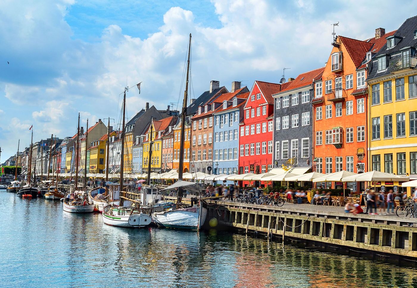 Quai de Nyhavn - Copenhague (Danemark)