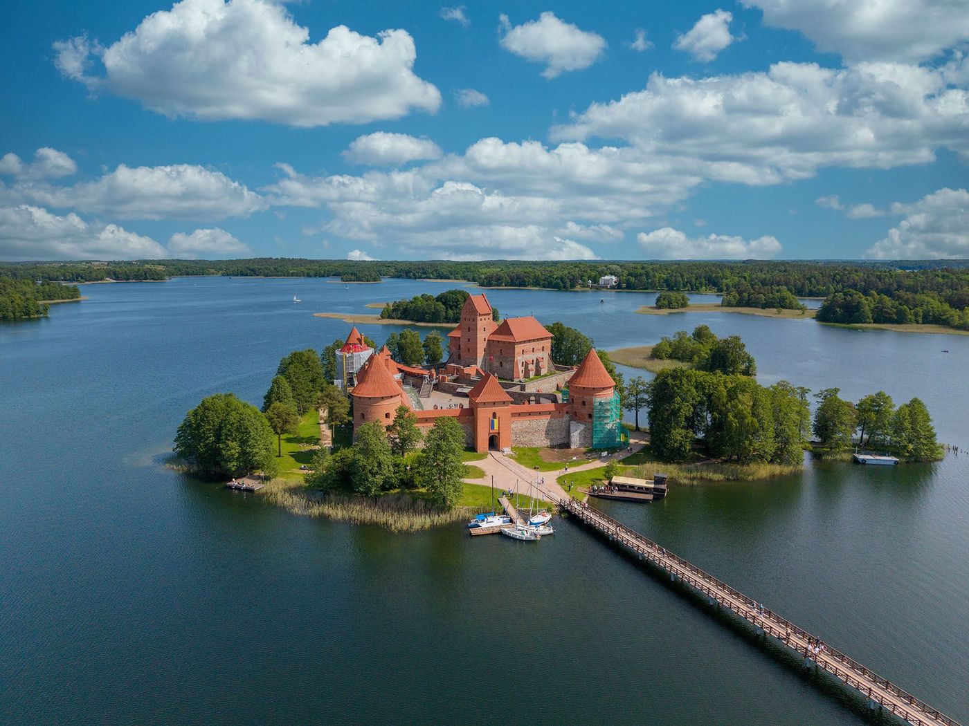 Château de l'île de Trakai - Lituanie 