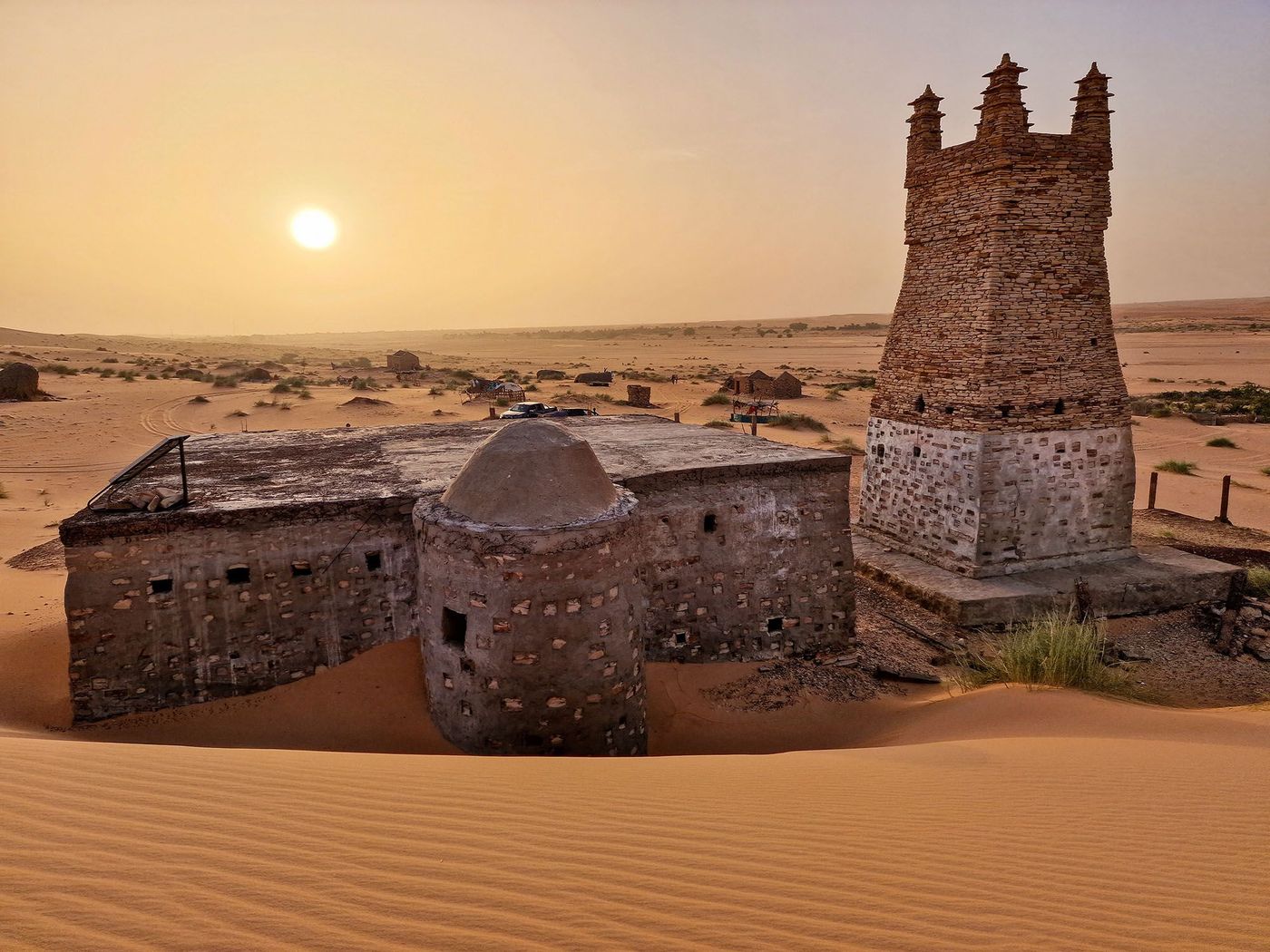 Ancienne ville de Chinguetti dans le désert du Sahara - Mauritanie