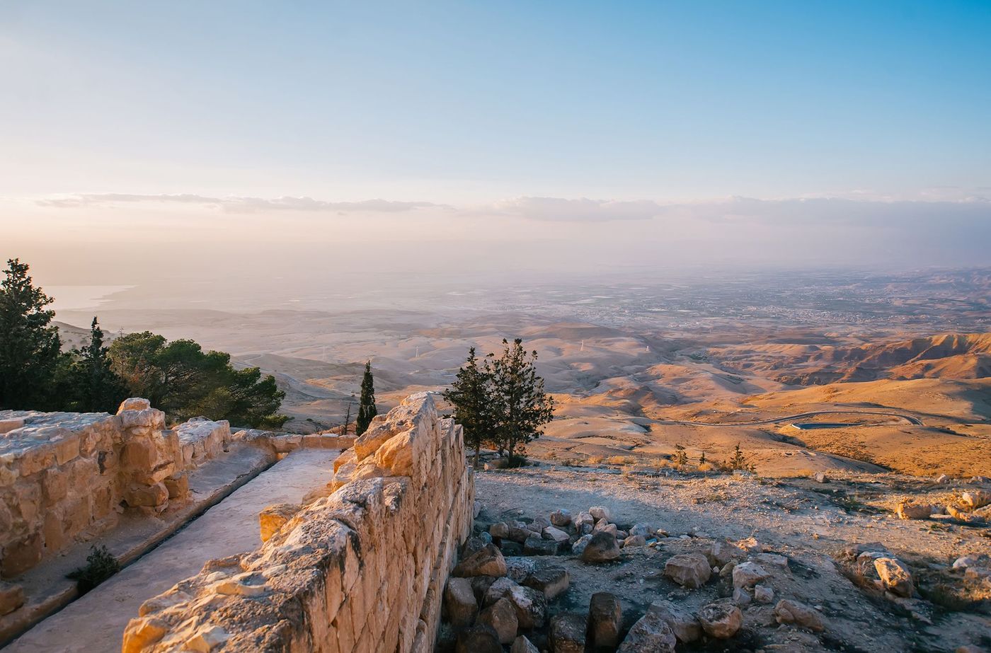 Mont Nébo - vallée du Jourdain