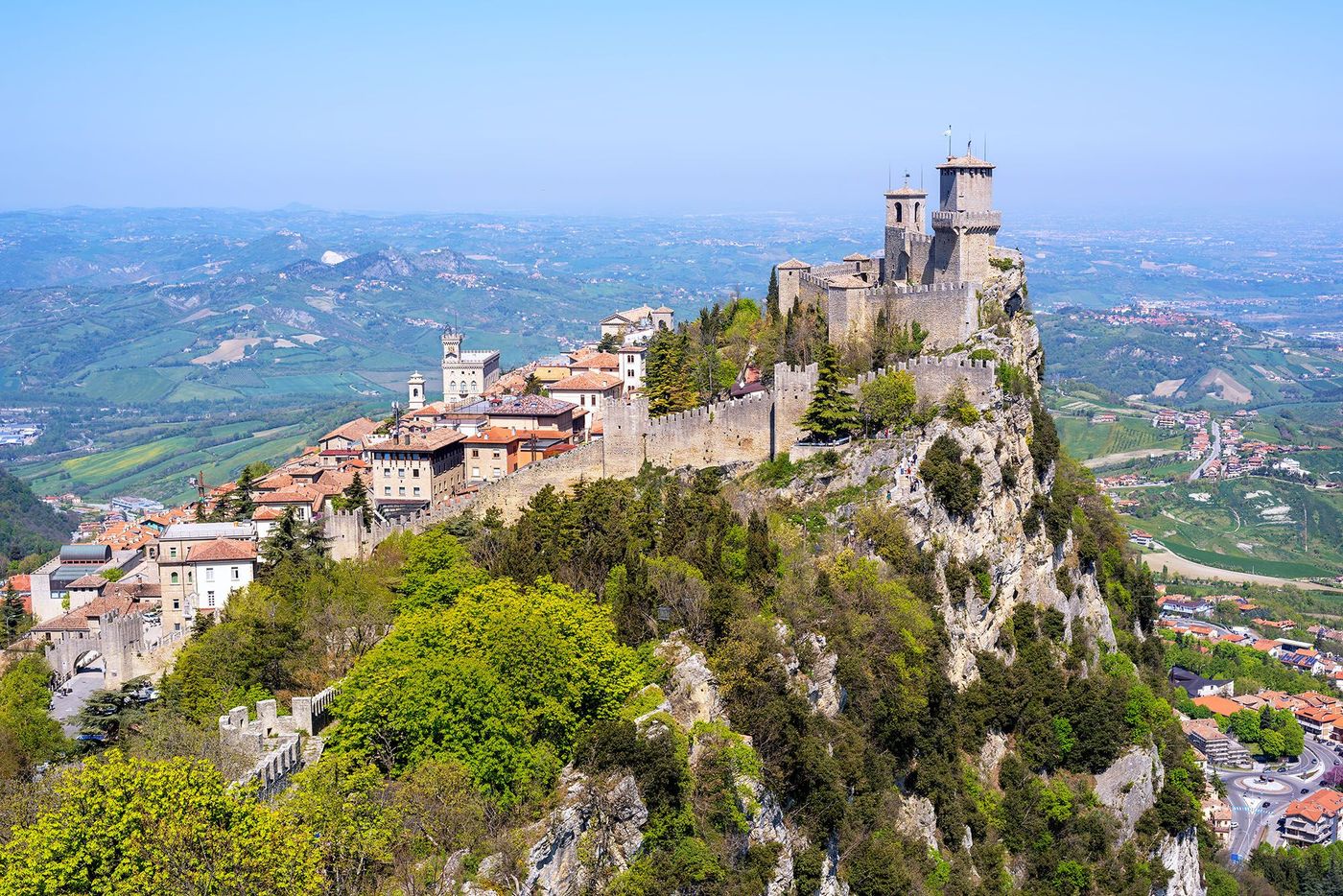 Vieille ville de San Marino - République de San Marino (Italie)