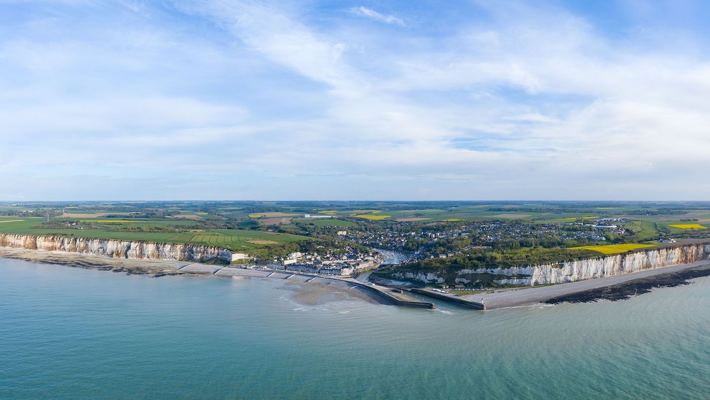 Vue globale de Saint-Valery-en-Caux