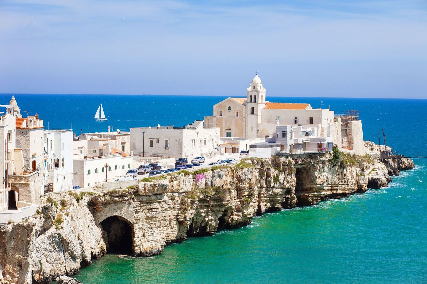 Vue de Vieste - Pouilles (Italie)