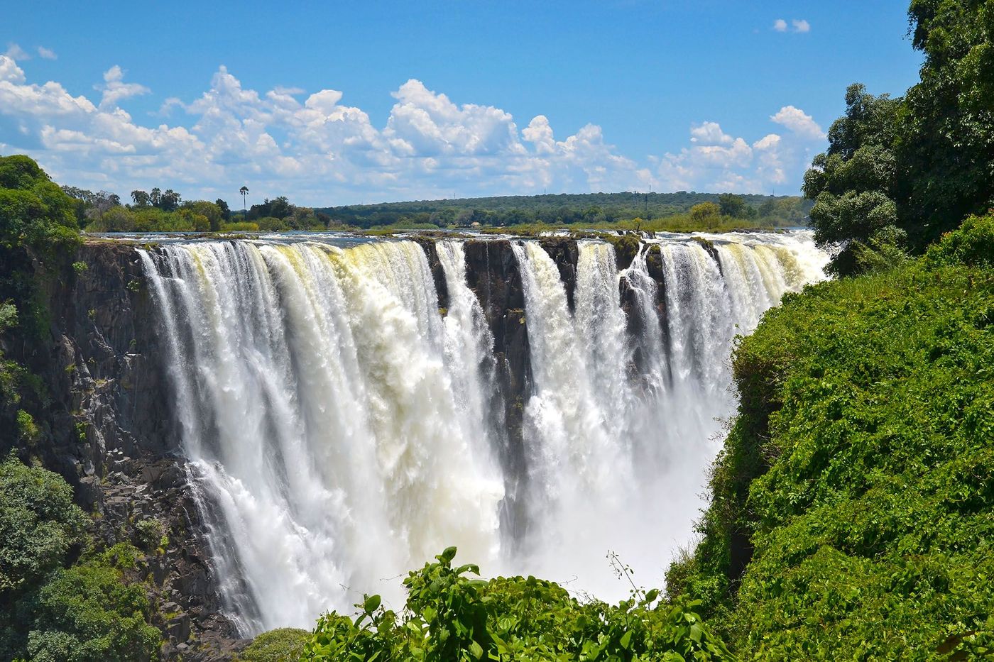 Chutes Victoria sur le fleuve Zambèze - Zimbabwe
