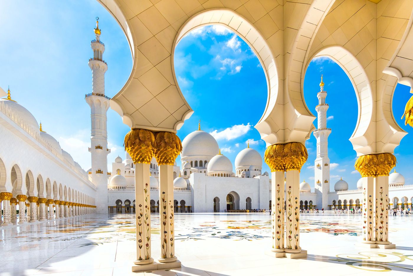 Emirats Arabes Unis Abu Dhabi Mosquée Sheikh Zayed