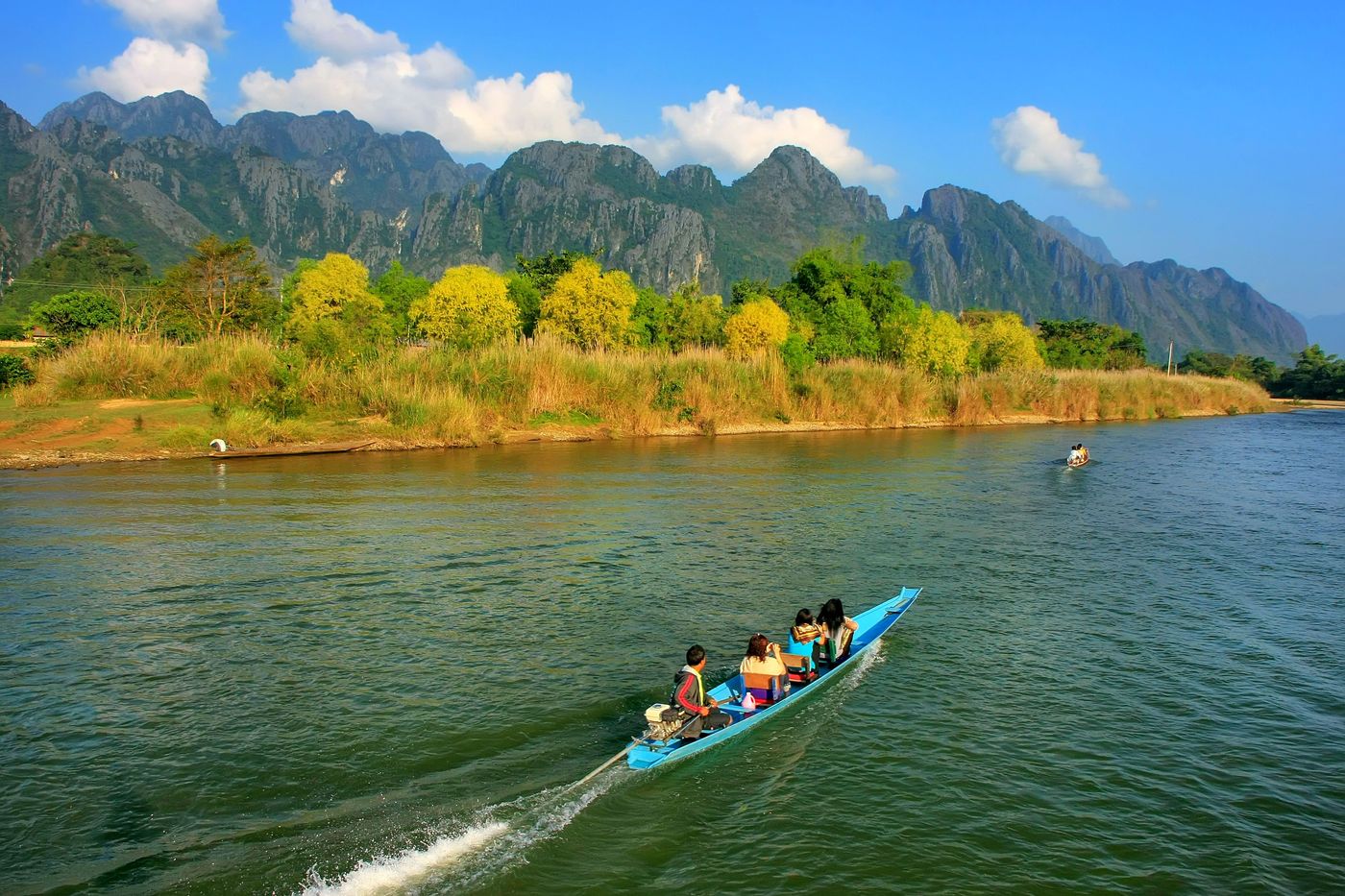 Vang Vieng - rivière Nam Song