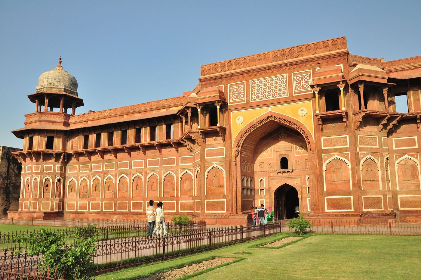 Inde Agra Fort rouge