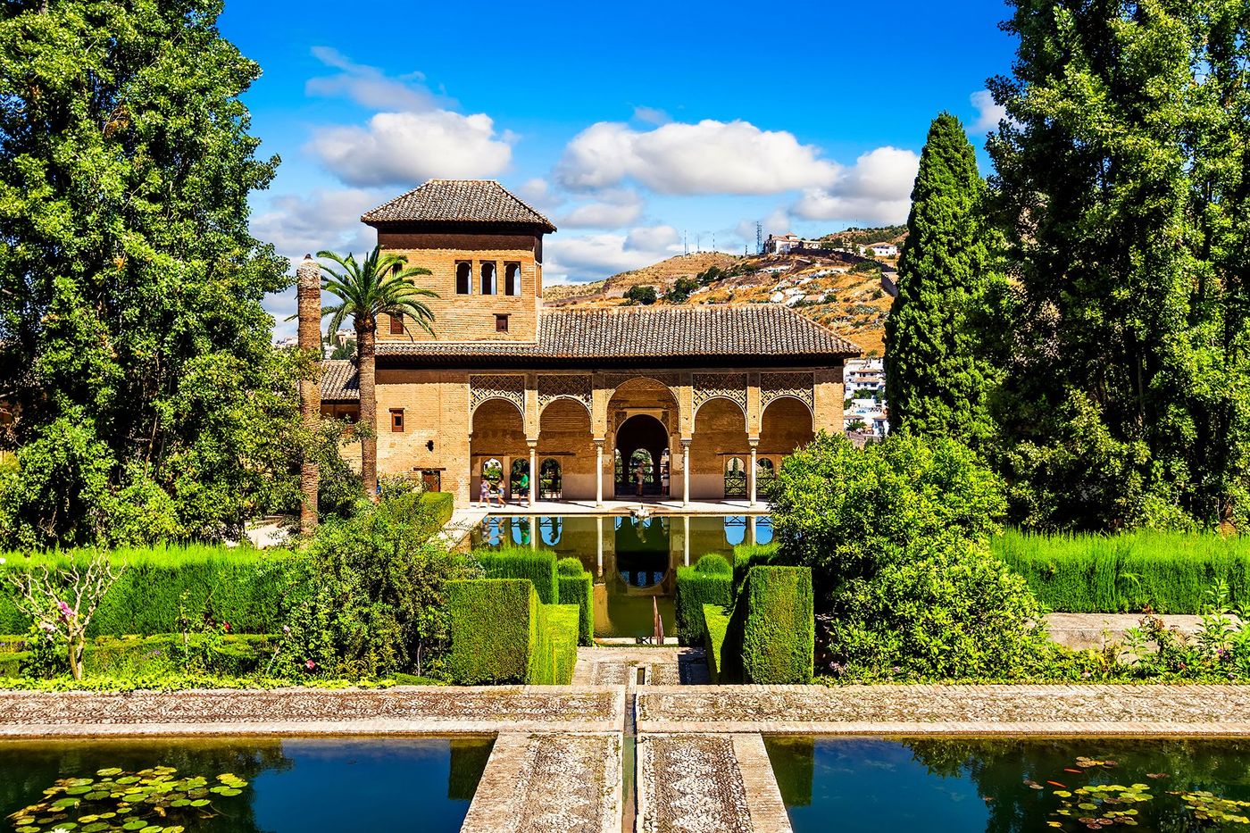 Alhambra - jardins du Partal - Grenade
