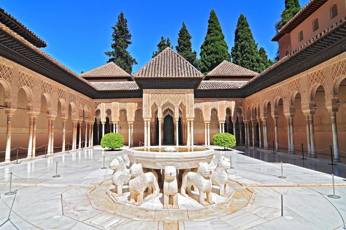 Alhambra - Patio des Lions - Grenade