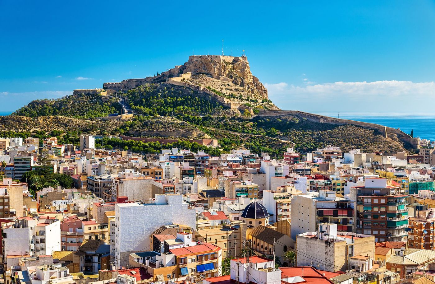 Alicante - le château Santa Bárbara