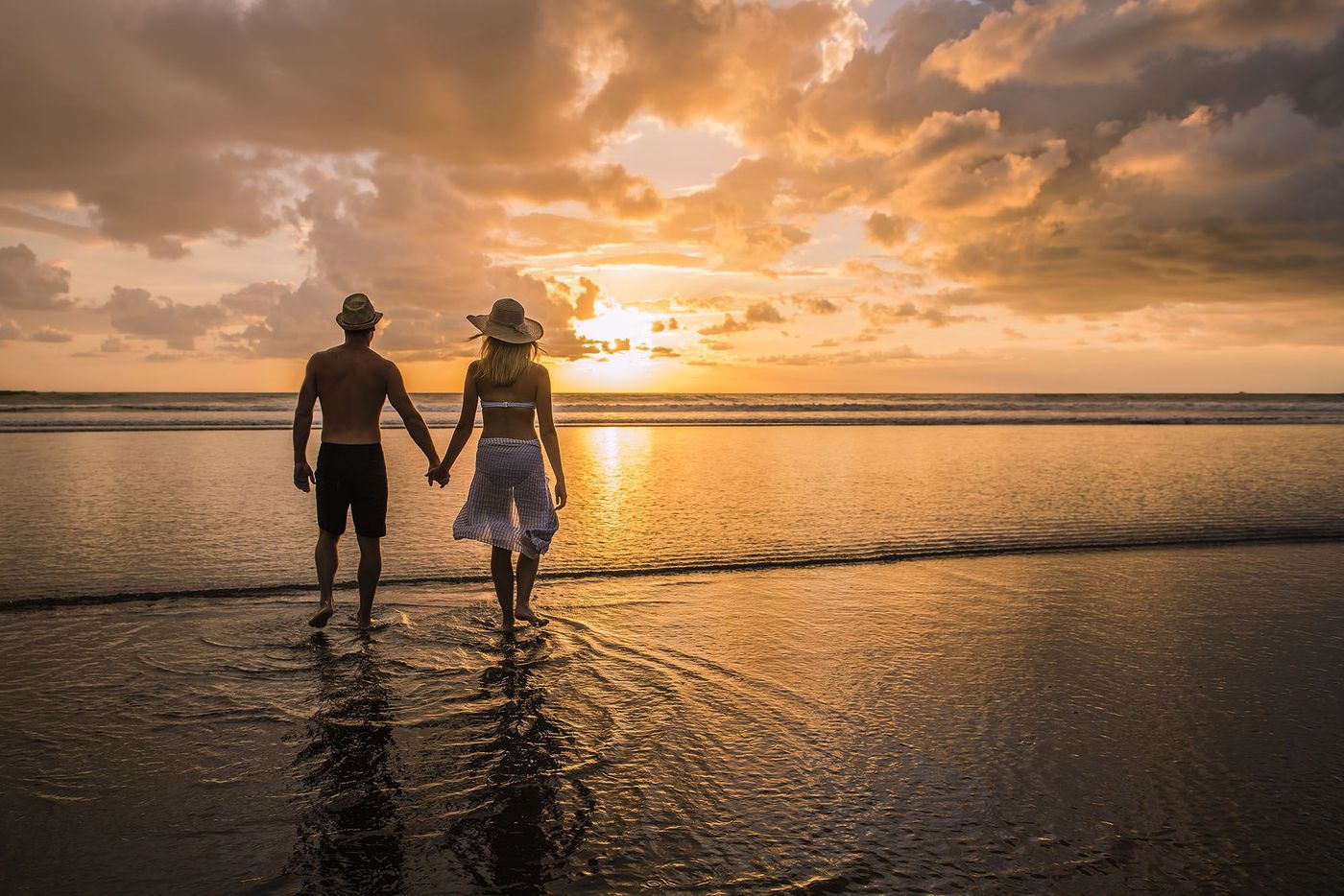 Amoureux sur la plage