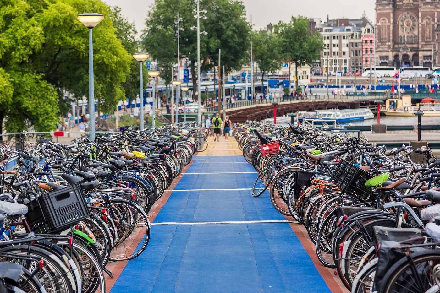 Amsterdam parking à vélos
