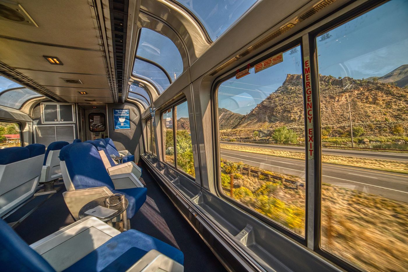 Amtrak - wagon panoramique