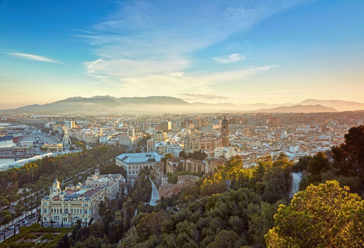 Andalousie Malaga Vue aérienne
