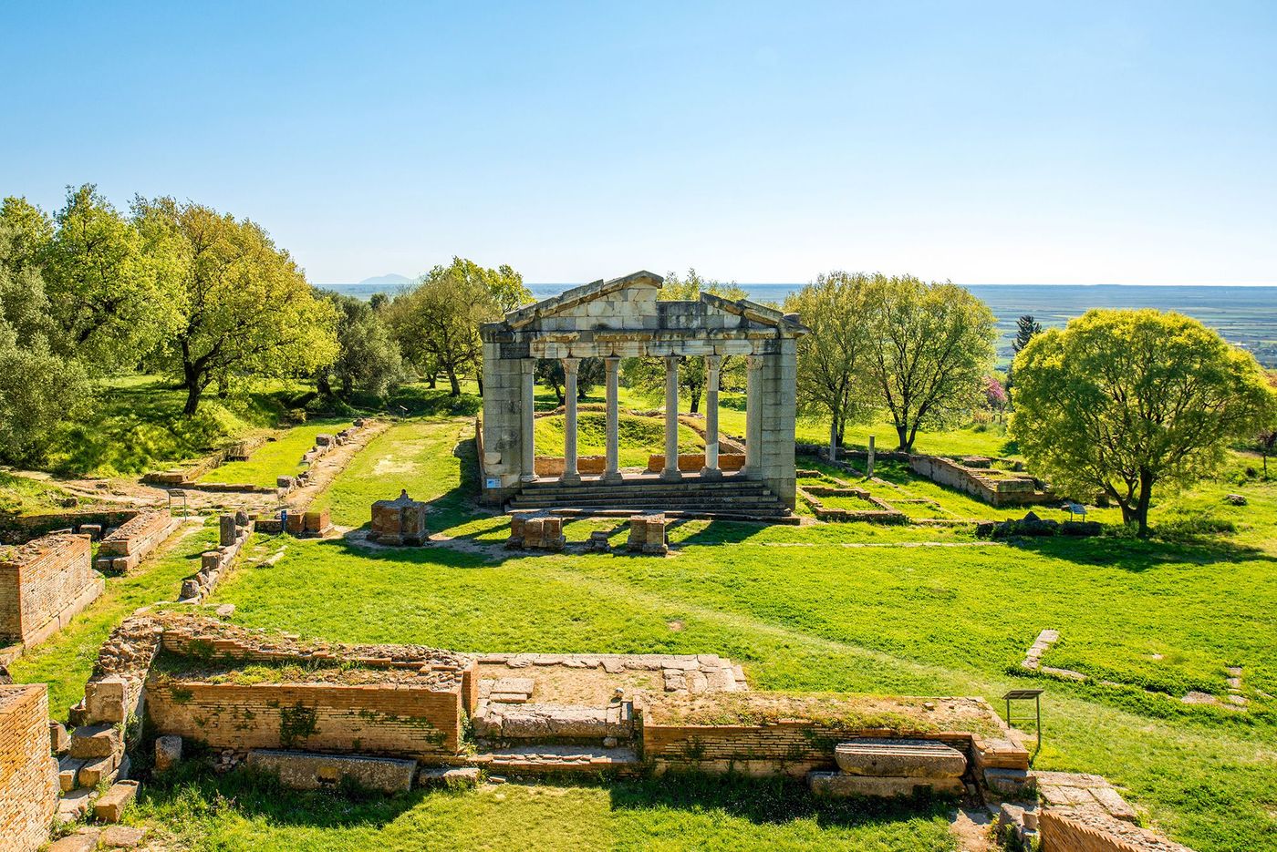 Apollonia - portique du bouléterion