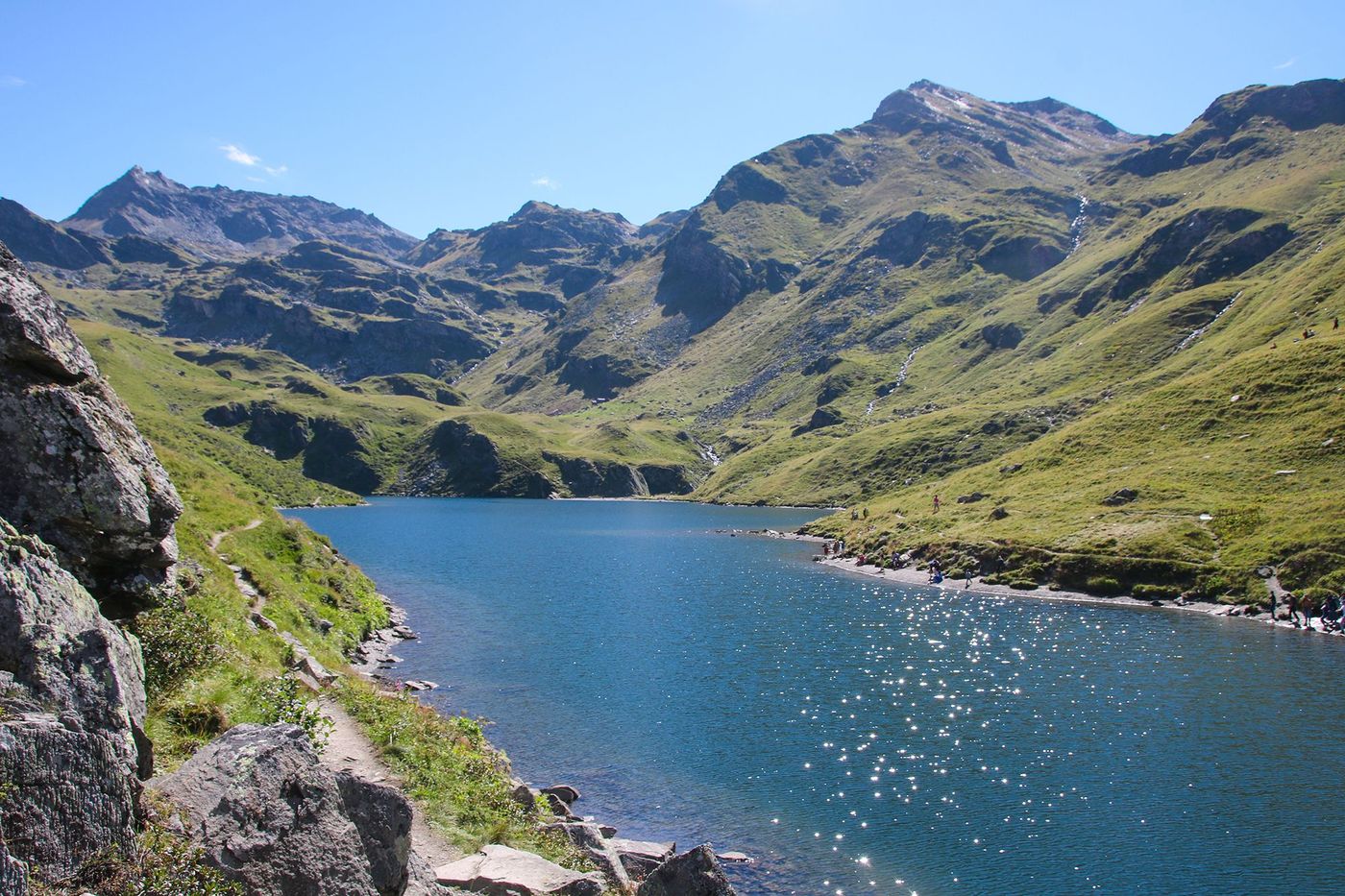 Au bord du lac du Lou