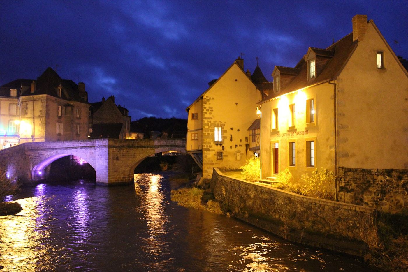 France Aubusson de nuit
