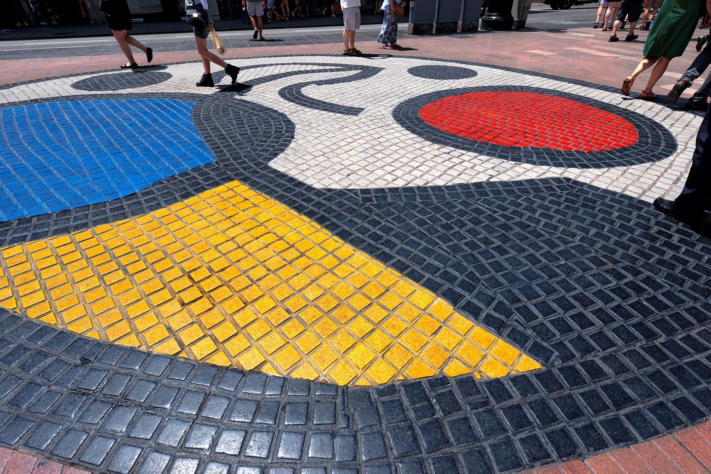 Barcelone Pla de l'Os Oeuvre de Miro