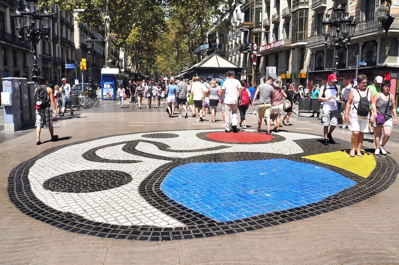 Barcelone Pla de l'Os Oeuvre de Miro