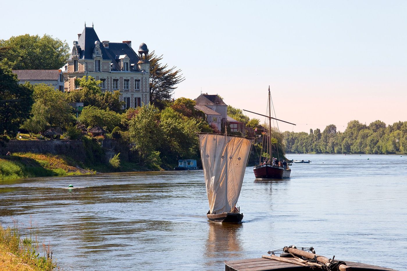Barques bord de Loire