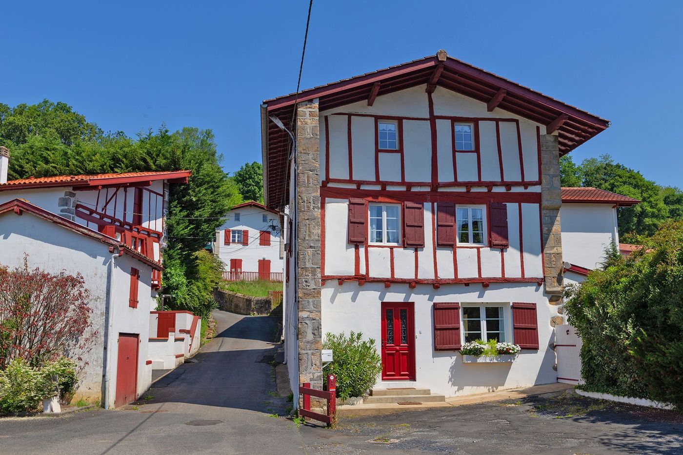 Bas-Cambo - maisons basques